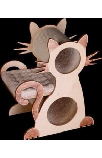 esclusivi tiragraffi a forma di gatto