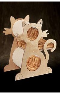 Tiragraffi per gatti – modelli a forma di gatto